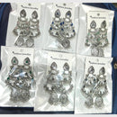 Pooja Bangles Traditional Long Dangler Oxidised Earrings for Navratri & Garba Night