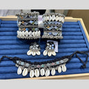 Pooja Bangles Oxidised Plated Mirror And Shell Ghungroo Combo Set 