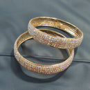 Pooja Bangles Designer Rainbow Austrian Stone Bangle Set