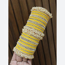 Pooja Bangles Traditional Velvet Pearl Bangles Set for Women