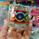 Pooja Bangles Navratri Special Oxidised Plated Mirror Kada