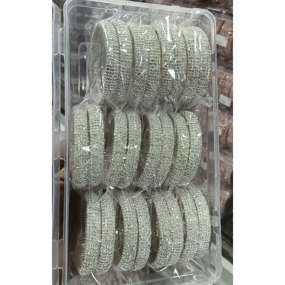 Pooja Bangles Premium Austrian Stone Designer Party Wear Bangles Set
