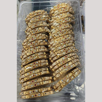 Pooja Bangles Designer Pota Stone And Meenakari Bangles Set  (1 Piece Only)