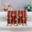 Pooja Bangles Pearl Kashmiri Glass Designer Bangles Set