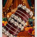 Pooja Bangles Acrylic Pearl Wedding Wear Bangles Set