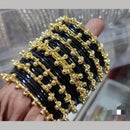 Pooja Bangles Glossy Jelly Glass Traditional Kashmiri Bangles Set