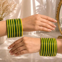 Pooja Bangles Glass Fancy Bangles Set