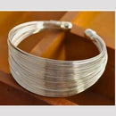 Pooja Bangles Classic Silver Plated Bracelet