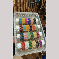 Pooja Bangles Metal Fancy Kashmiri Bangles Set
