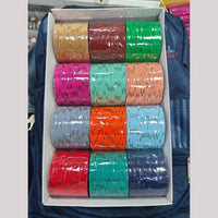 Pooja Bangles Multi Color Metal Fancy Bangles Set