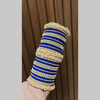 Pooja Bangles Elegant Pearl Bridal Bangles Set for Women