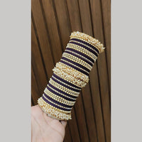 Pooja Bangles Elegant Pearl Bridal Bangles Set for Women