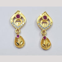 Raiyaraj Pota And Austrian Stone Dangler Earrings
