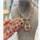 Hira Collections Designer Kundan And Pearl  Necklace Set Perfect for Weddings & Festive Occasions