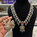 Hira Collections Designer Polki Kundan And Beads Long Necklace Set  Statement Jewelry