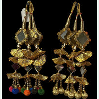 Hira Collections Colorful Hair Paranda with Tassels – Ethnic Indian Hair Jewelry