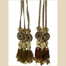 Hira Collections Colorful Hair Paranda with Tassels – Ethnic Indian Hair Jewelry