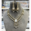 Hira Collections Gorgeous Polki Kundan Festive Necklace Set