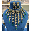 Hira Collections Gorgeous Polki Kundan Festive Choker Necklace Set