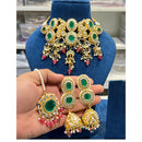 Hira Collections Timeless Glam Pota Kundan And Pearl Necklace Set