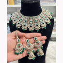 Hira Collections Ethnic Glow Pota And Pearl Necklace Set