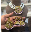 Hira Collection  Pearl Beauty And Beadwork Necklace Set