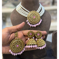 Hira Collection  Pearl Beauty And Beadwork Necklace Set
