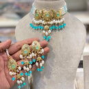 Hira Collection  Pearl Beauty And Beadwork Necklace Set