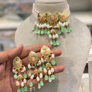 Hira Collection  Pearl Beauty And Beadwork Necklace Set