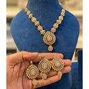 Hira Collections Sparkling Crystal Stone Necklace Set