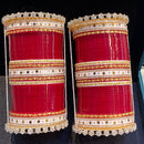 Hira Collections Heavy Look Austrian Stone Wedding Bangles Set