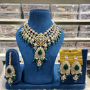 Hira Collections Designer Kundan Stone And Beads Necklace Set
