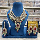 Hira Collections Designer Kundan Stone And Beads Necklace Set