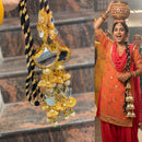 Hira Collections Royal Mirror Designer Latkan Tassel Hair Jewelry