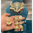 Hira Collections Kundan Stone And Beads Designer Choker Necklace Set