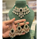 Hira Collections Kundan Stone And Pearl Designer Choker Necklace Set