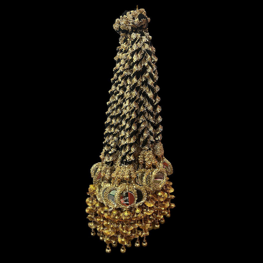 Hira Collections Heavy Mirror Work Hair Paranda