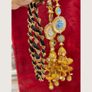 Hira Collections Heavy Mirror And Shell Work Hair Paranda