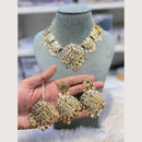 Hira Collections Designer Round Filigree Necklace Set