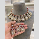 Hira Collections Glamorous Kundan Stone Choker Necklace Set