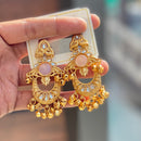 Hira Collections Luxury Kundan Stone And Ghungroo Dangler Earrings