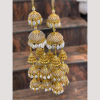 Hira Collections Heavy Look Grand Dulhan Pearl And Shell Kalire
