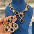 Hira Collections Classic Kundan Stone And Pota Stone Necklace Set