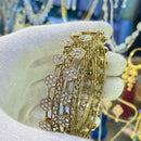 Hira Collections Austrian Stone Bangles Set for Women