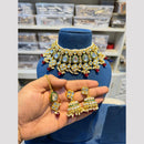 Hira Collection Glamorous Polki Kundan And Pearl Choker Necklace Set