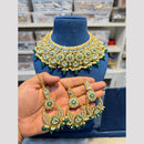 Hira Collection Glamorous Polki Kundan And Pearl Choker Necklace Set