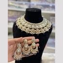 Hira Collection Glamorous Polki Kundan And Pearl Choker Necklace Set