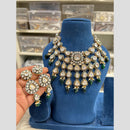 Hira Collection Royal Kundan Stone And Pearl Necklace Set