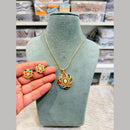 Hira Collections Designer American Daimond Chain Pendant Set