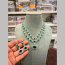 Hira Collection Delicate American Daimond Necklace Set 